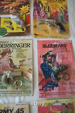 13 Vintage Edge Mark Mini-Gun Series / Hong Kong Midget Toys mixed lot