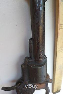 1800's Antique Cast Iron Ives or Stevens Toy Cap Gun UNTOUCHED ORIGINAL -WORKS