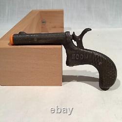 1880 Lockwood Boom Iron Toy Cap Pistol Gun, Very Rare, Best # B21