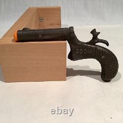 1880 Lockwood Boom Iron Toy Cap Pistol Gun, Very Rare, Best # B21