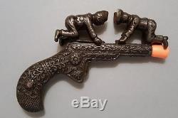 1885 Rare IVES Cast Iron BUTTING MATCH Cap Gun ToyExcellent Condition