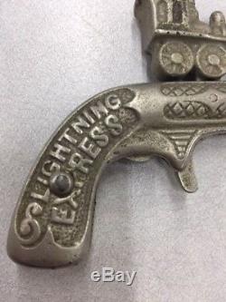 1913 Kenton Toy Co. Lightning Express Cap Gun Cast Iron