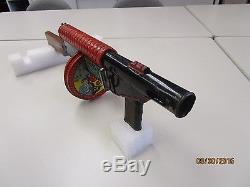 1930's/40's Marx Tin Litho Windup G MAN Machine Gun