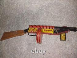 1930's GMAN Tommy Gun Toy Original Stock Fully Functional