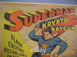 1930s 40s Daisy Superman Krypto Ray Gun in original BOX with film & boxes TOY