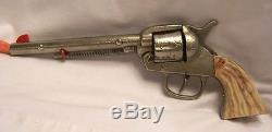 1938 Kilgore Long Tom Cast Iron Cap Gun Nice