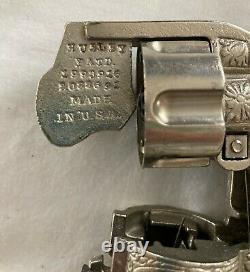 1940's Cast Iron Texan Keyston Cap Guns, Holsters & Cap Gun Belt