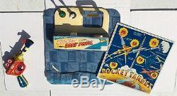 1940's Original Daisy Rocket Dart Pistol Target Set Space Gun Toy & Target