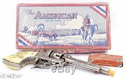1940s KILGORE THE AMERICAN CAP GUN withBOX LOOKS AND WORKS GREAT