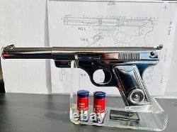 1947 DAISY BB Gun #320 VINTAGE RED TARGETTE TABLE TOY PISTOL SET OF TEN ITEMS