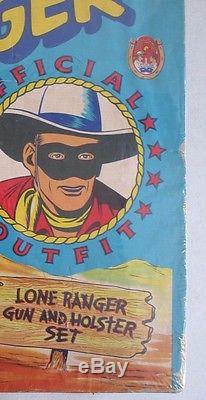1947 ESQUIRE NOVELTY THE LONE RANGER OFFICIAL OUTFIT CAP GUN & HOLSTER SET WithBOX