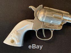 1947 Nichols Silver Mustang Cap Gun Unfired Extremely Rare Original