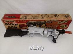 1950 Marx B/O Sparkling Electric BURP GUN with Recoiling Barrel and ORIGINAL BOX