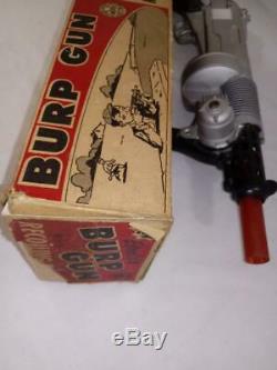 1950 Marx B/O Sparkling Electric BURP GUN with Recoiling Barrel and ORIGINAL BOX