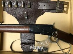 1950'S MARE'S LAIG WANTED DEAD OR ALIVE GUN & HOLSTER SET by MARX MCQUEEN