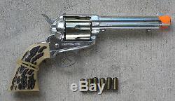 1950's Mattel Shootin' Shell 45 Diecast Cap Gun #BE5