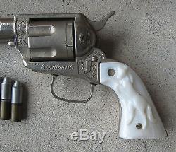 1950's Nichols Stallion 45 Diecast Cap Gun in Original Box #BG43