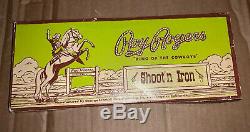 1950's ROY ROGERS SHOOT'N IRON CAP GUN W ORIGINAL BOX GEORGE SCHMIDT MFG
