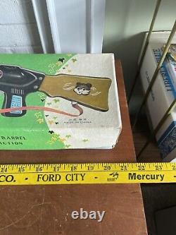 1950's Sparkle Friction Machine Gun Toy In Original Box NOS