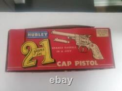 1950s Hubley 2 in 1 Toy Cap Gun Cast Metal Brand New Ultra Rare