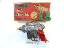 1950s Hubley Atomic Disintegrator Space Ship Ray Cap Gun + Box Never Fired # 270