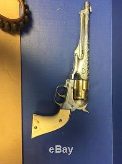 1950s Hubley Cap Gun Colt. 45 With Holster And Sears Roebuck and Co Box