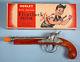1950s Hubley Flintlock Jr. Toy Cap Gun With Box Die Cast Metal Pirate Style