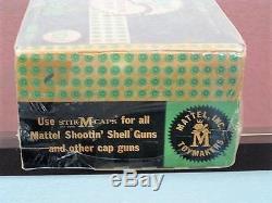 1958 DEALER DISPLAY EMPTY BOX GREENIE STIK-M-CAPS for MATTEL SHOOTIN' SHELL GUNS