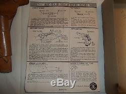 1958 Vintage Mattel Fanner Cap Gun Pistol, Box, Instructions, Accessories