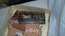 1959 JOHNNY RINGO TV Show Gun & Holster Leather withtag IN ORIG BOX JUST FOUND