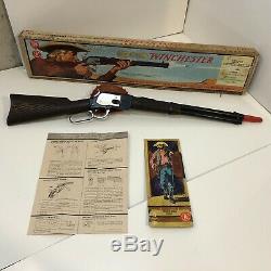 1959 Mattel Official Shootin Shell Winchester Vintage Toy Gun Nice