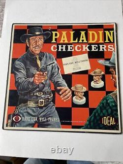 1960 Ideal Paladin Checkers Board Only