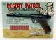 1960's Marx Toys Desert Patrol Toy Cap Gun Luger Pistol & Silencer No. 175 New