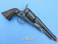 1960's Nichols Model 61 Cap Gun With CIVIL War Holster And Bullet Pouch