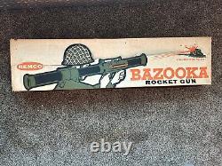 1960sREMCO MARINE RAIDER BAZOOKA #315 COMPLETE WithBOX-INSTRUCTS-PILLBOX-4 ROCKETS