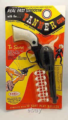 1960s Rayline Fanner Plastic Shooting Toy Gun