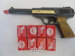 1960s Tiger Japan Plastic Toy Pistol Pellet Gun Lugar 500. S Automatic (a)