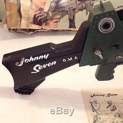 1960s Topper Johnny Seven O. M. A gun Boxed