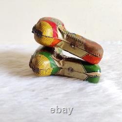 1960s Vintage Kranti Space Sparking Gun Tin Toy 2 Pcs Decorative Props TOY430