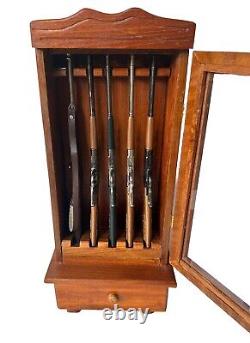 1960s Vintage Solid Oak Gun Case for Miniature Cap Gun Rifles RARE COLLECTION