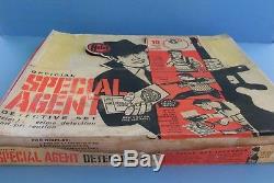 1961 Halco Special Agent Cap Gun Detective Set In Original Box