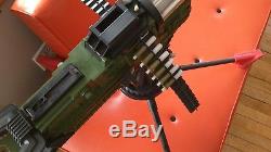 1964 Deluxe Reading Defender Dan WW2 Toy Machine Gun With Ammo Belt Works Great