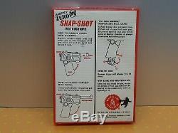 1964 Mattel Agent Zero M Snap Shot Camera Cap Gun Spy Camera To Gun New MIB A4