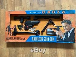 1965 Ideal Toy Man From UNCLE Napoleon Solo Gun Kit Rare