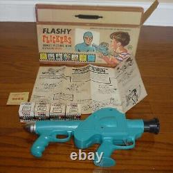 1965 Marx Flashy Flickers Magic Picture Gun set with 4 films Batman The Phantom