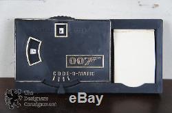 1965 Vintage 007 James Bond Attache Case Spy Kit Gun Codebook Multiple Toymakers
