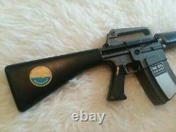 1966 Mattel Toy M-16 Gun Original Toy Solid Plastic Great Condition