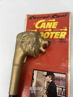 1966 topper toys secret sam Cane Gun New On Card