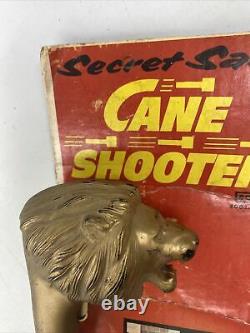 1966 topper toys secret sam Cane Gun New On Card