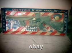 1970's Vintage LIL Soldier 21automatic Shooting Machine Gun New In Package